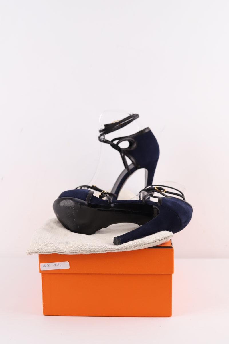 Talons Hermès  Bleu