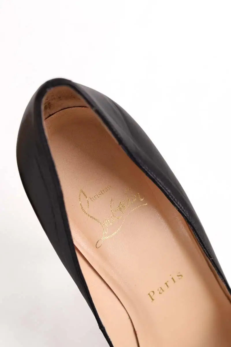Talons Christian Louboutin Noir en Cuir