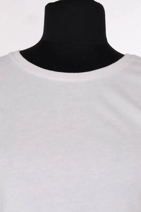 T-shirt Majestic Filatures Blanc en Coton