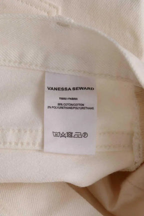 Jean droit Vanessa Bruno Ecru en Coton