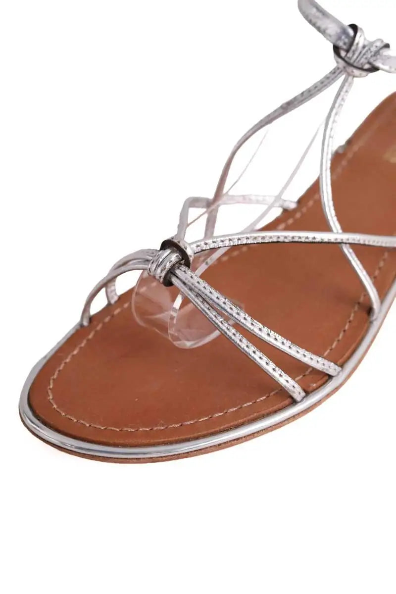 Sandales Other Brand Argent en Cuir