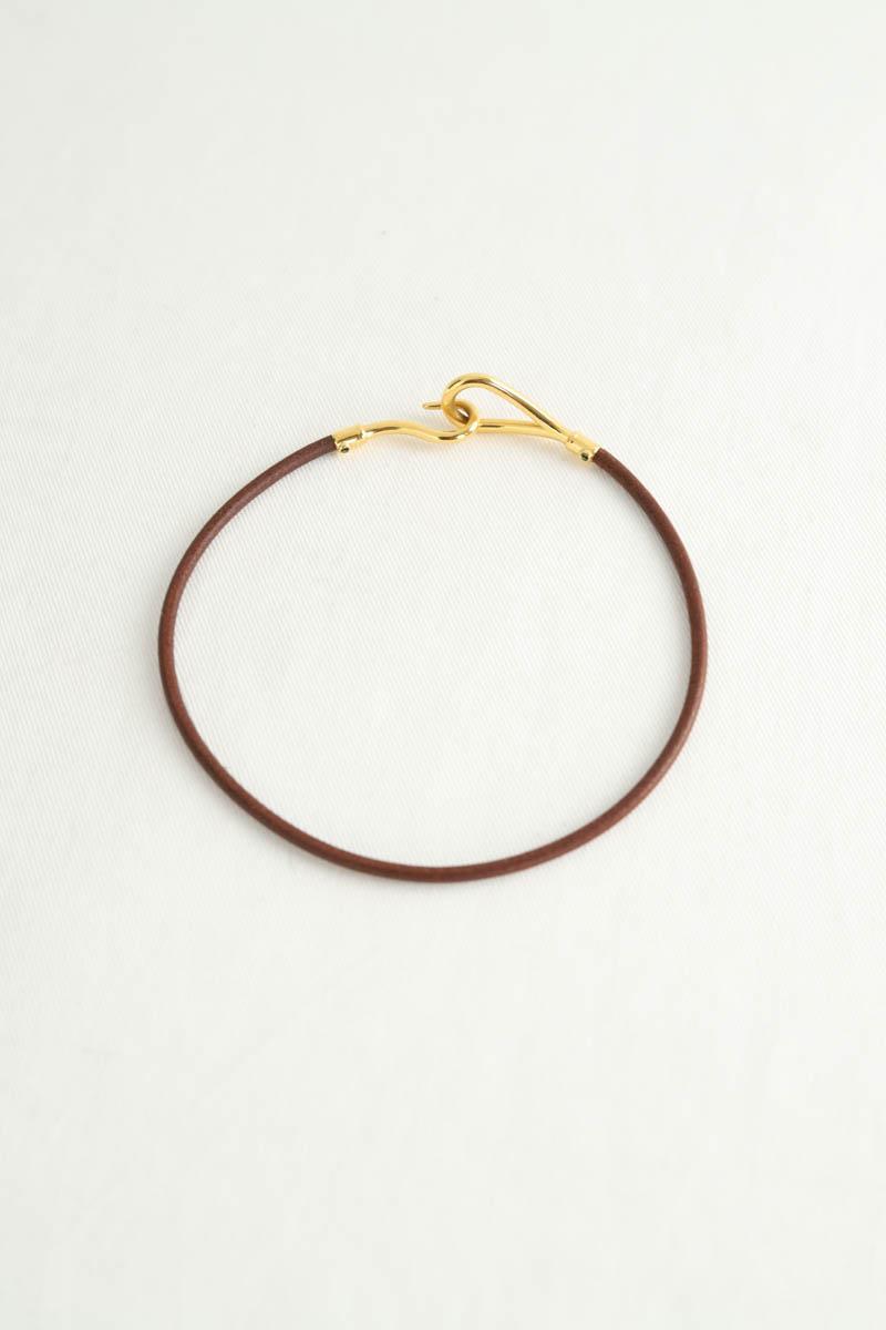 Collier Hermès Jumbo Marron