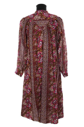Mi-longueur Antik Batik  Bordeaux