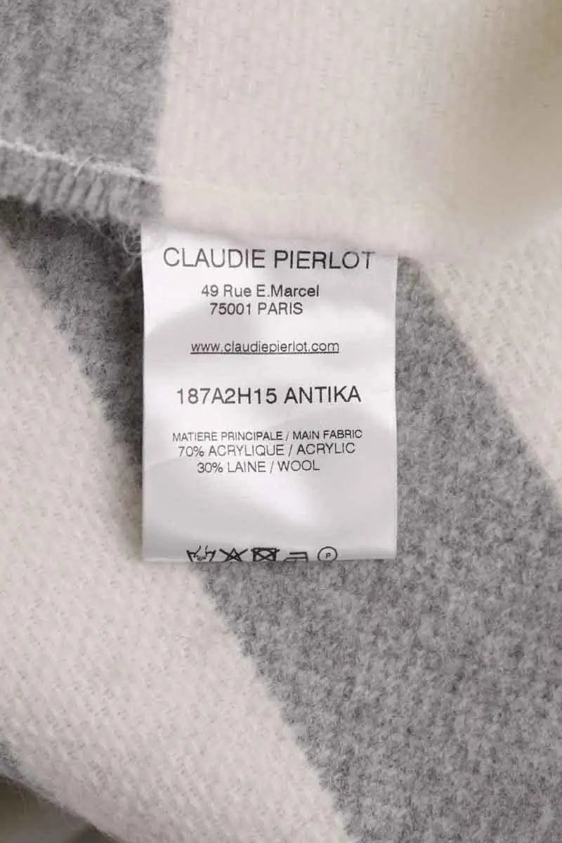 Cape Claudie Pierlot Gris en Synthétique