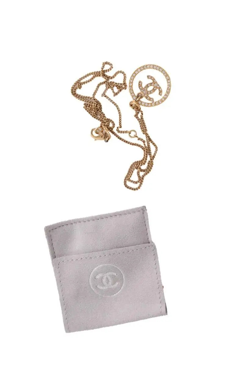 Collier Chanel Doré en Acier