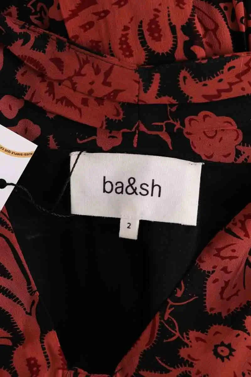 Robe Ba&Sh Rouge en Viscose