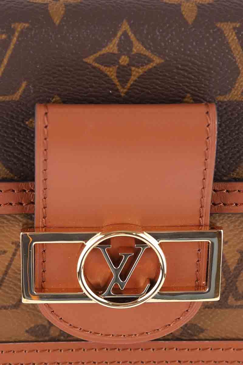 Bandoulière Louis Vuitton Dauphine Mini Marron