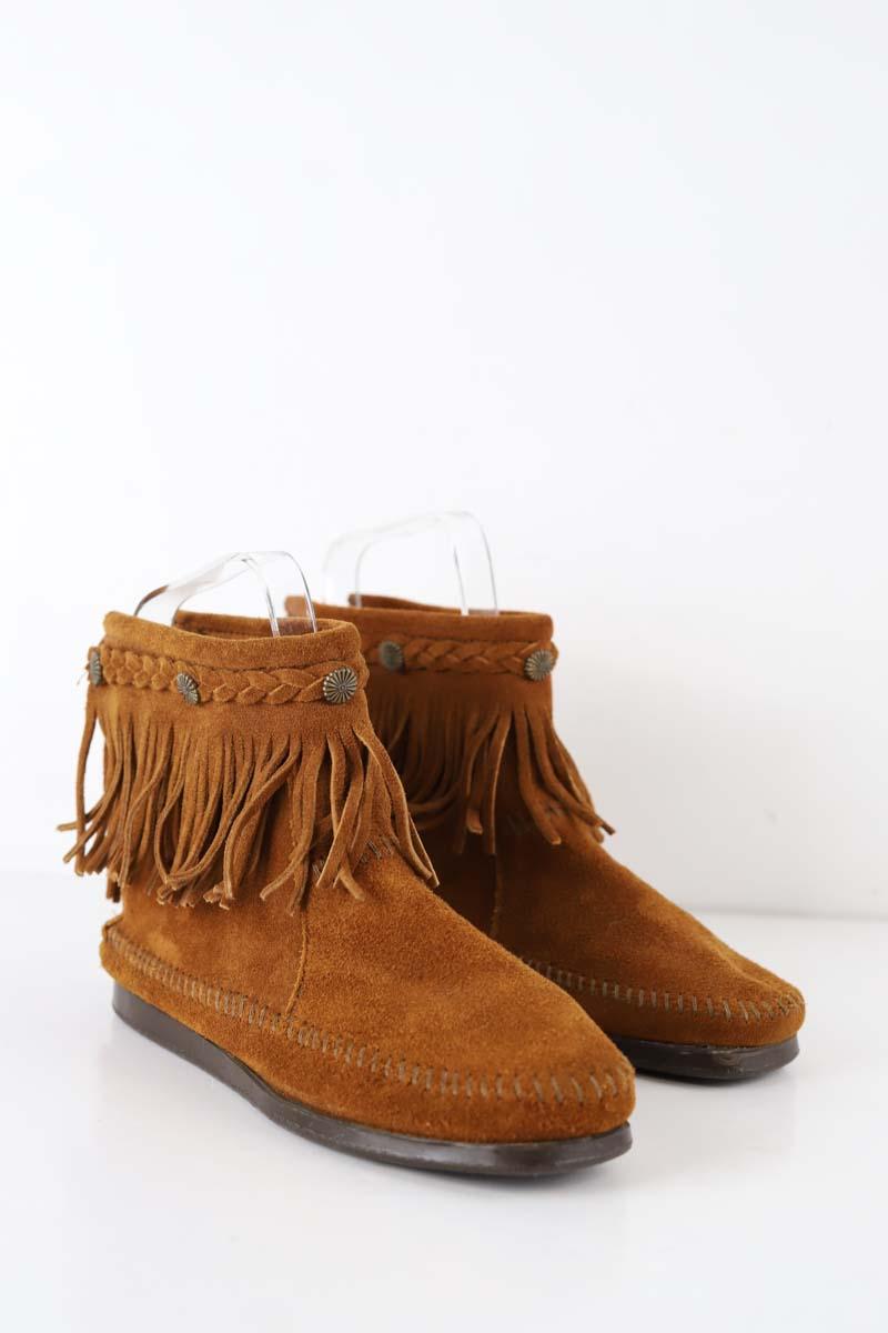 Boots Minnetonka  Marron