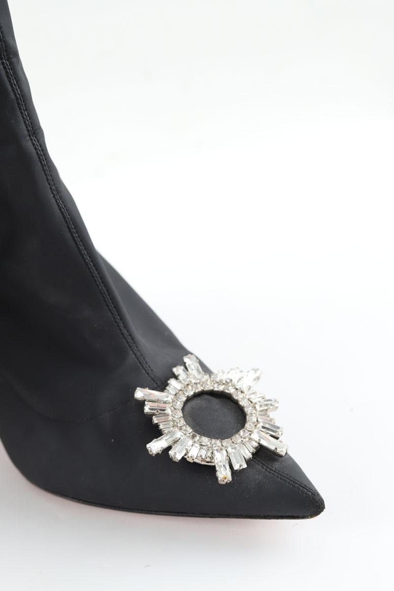 Talons Amina Muaddi  Noir