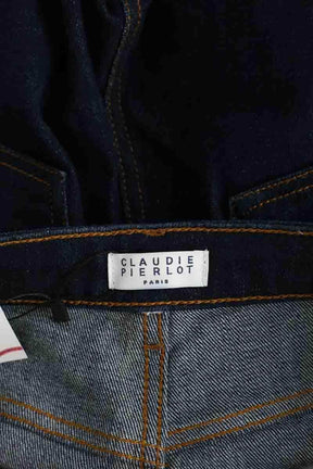 Jean droit Claudie Pierlot  Bleu