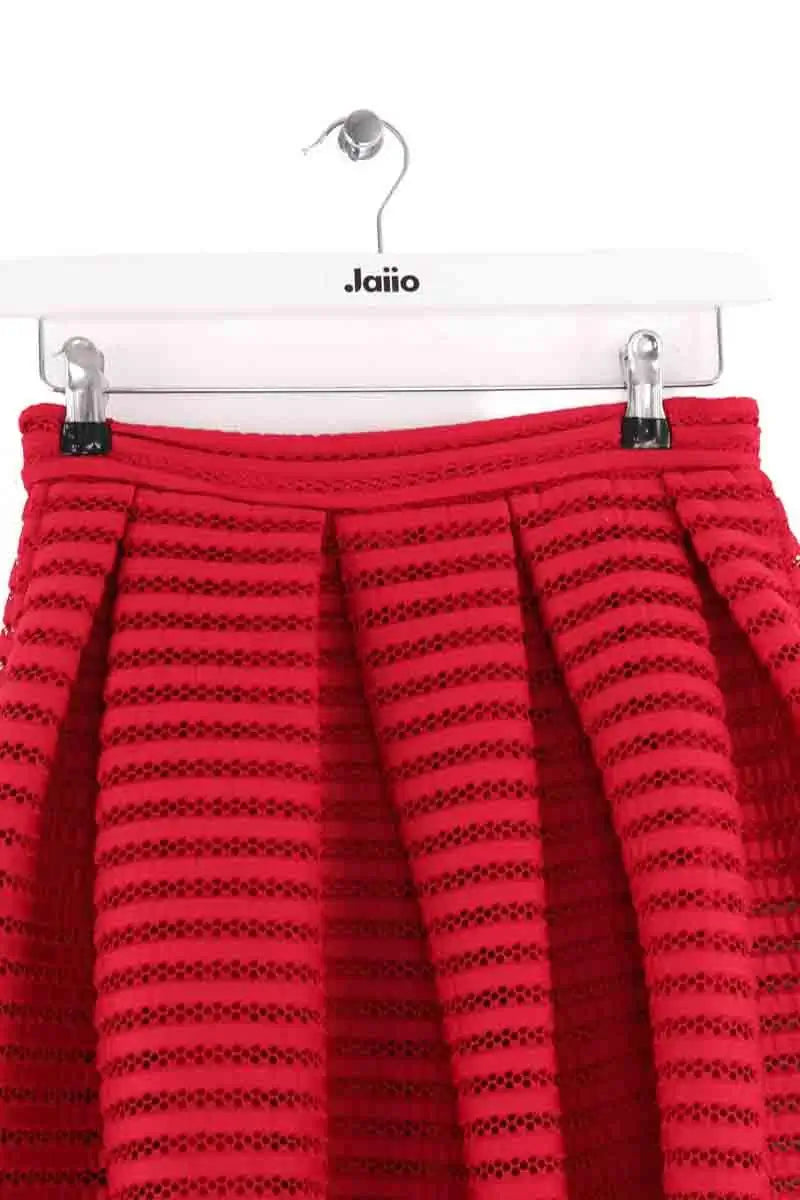 Jupe Maje Rouge en Synthétique