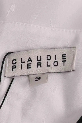 Blouse Claudie Pierlot Blanc en Synthétique