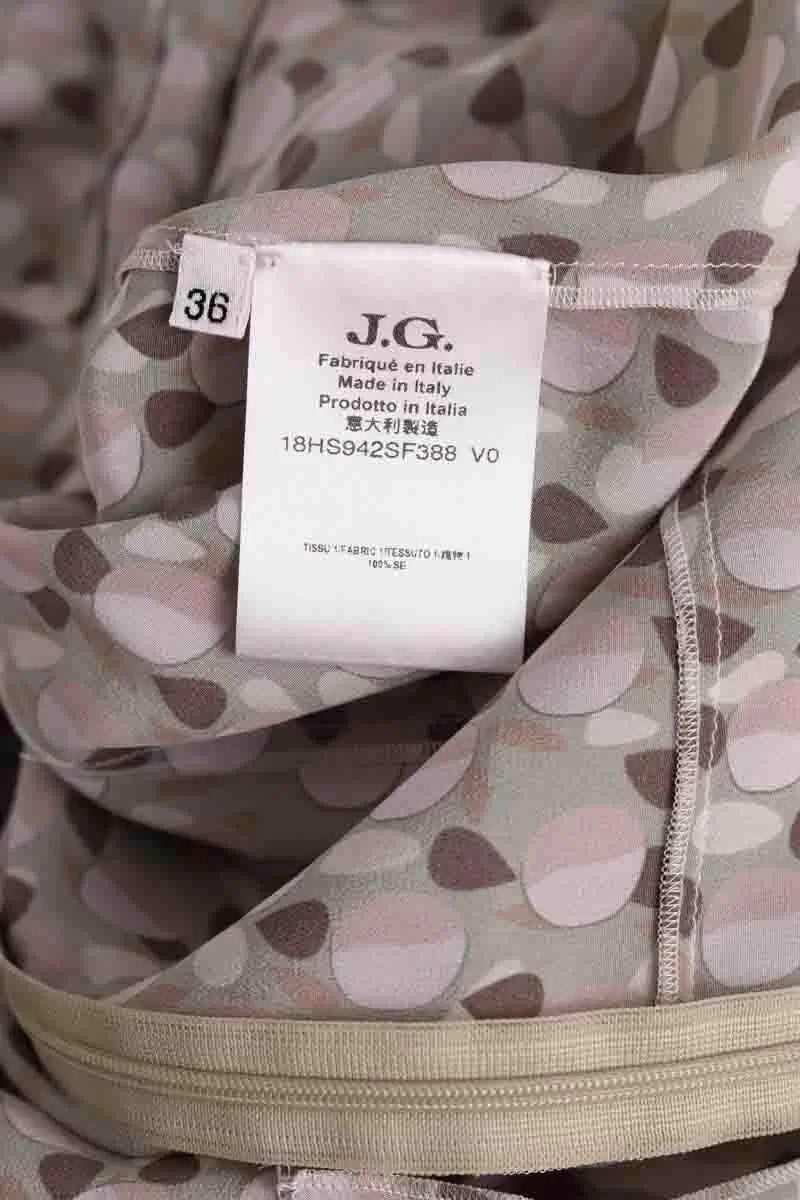 Robe John Galliano Rose en Soie
