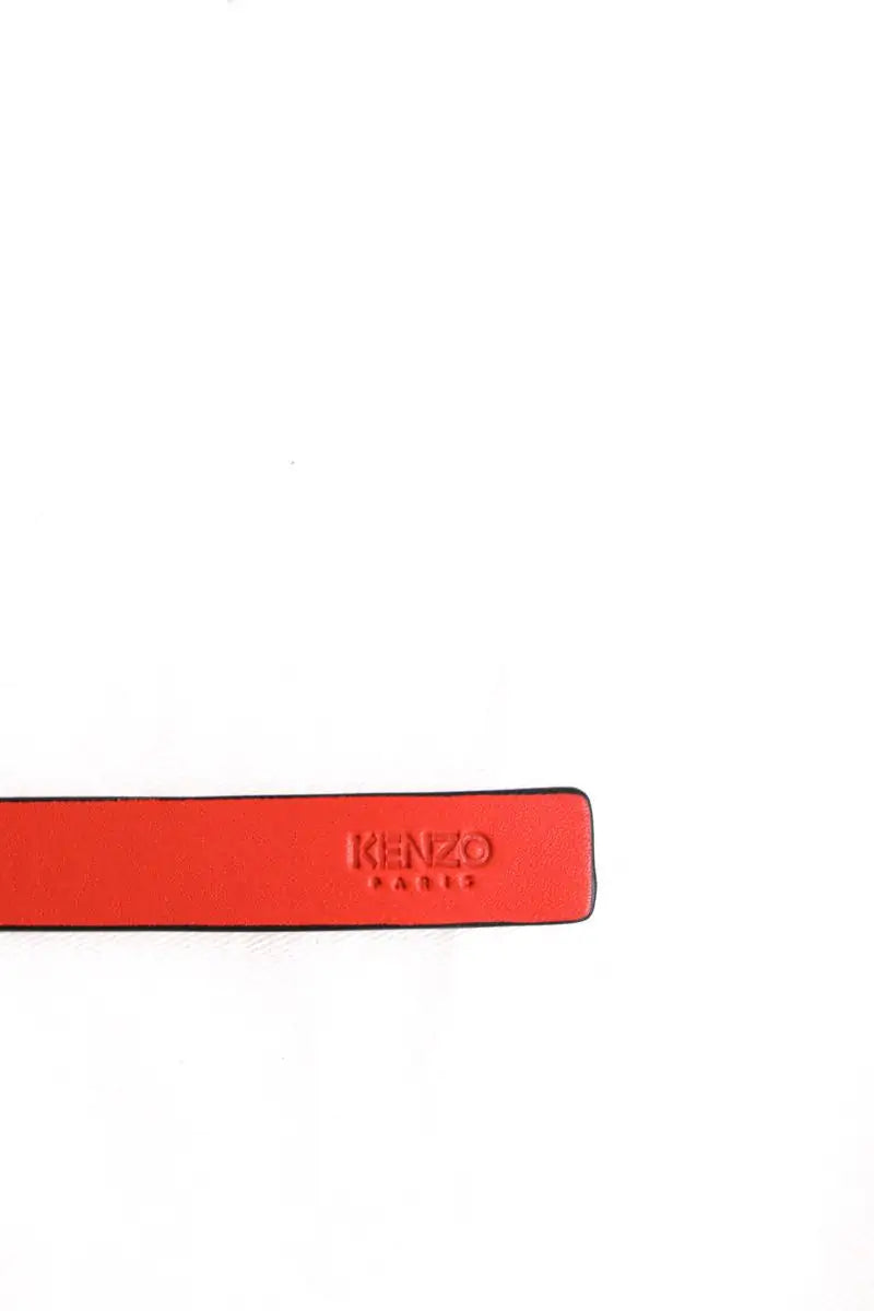 Ceinture Kenzo Rouge en Cuir