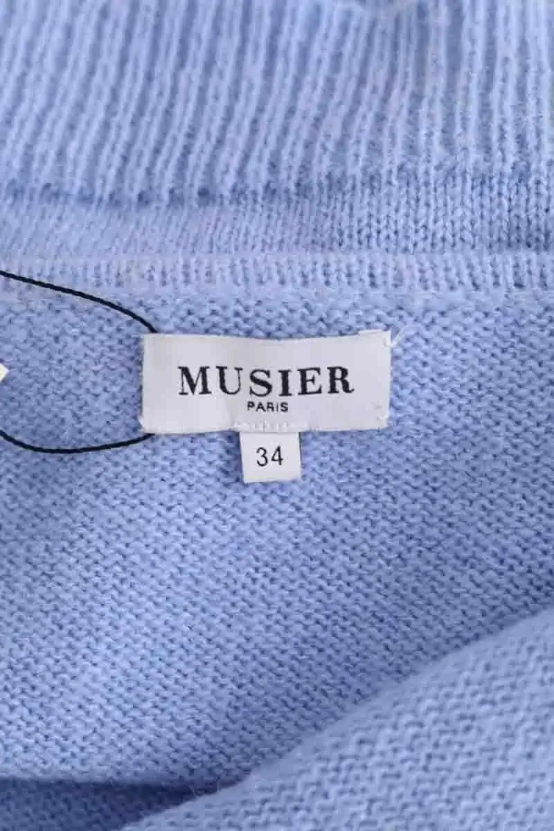 Top sans manche Musier Bleu en Synthétique