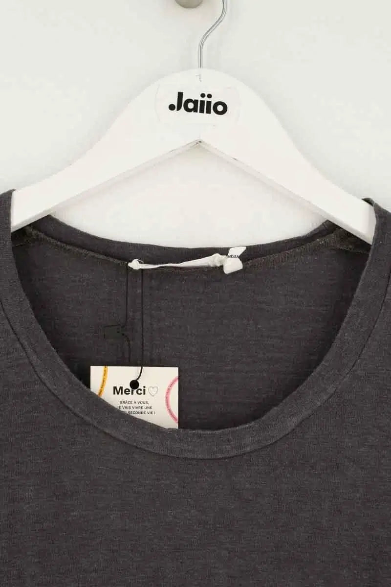 T-shirt Isabel Marant Étoile Anthracite en Lin