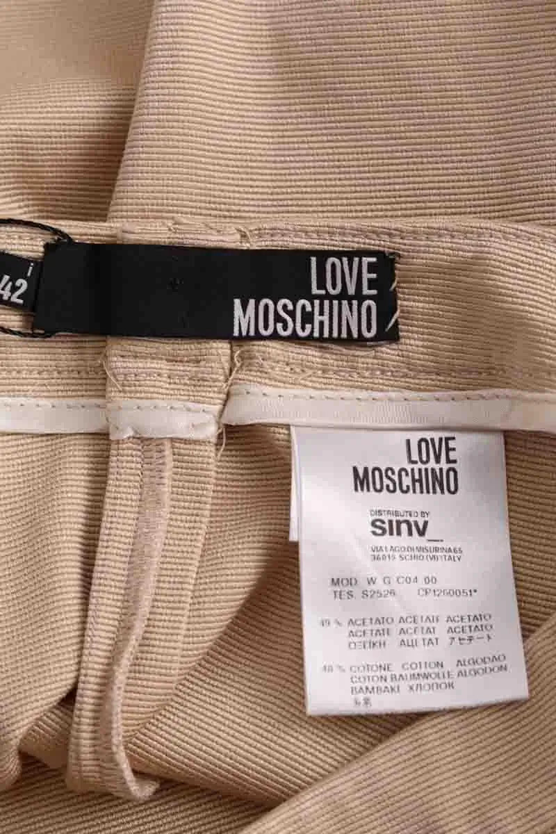 Jupe Moschino Beige en Synthétique