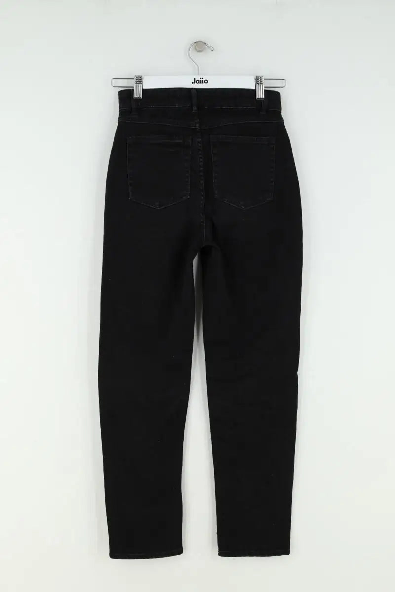 Jean droit Sandro Noir en Coton