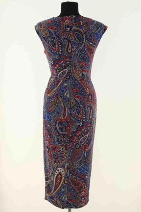 Robe Ralph Lauren Marine en Viscose