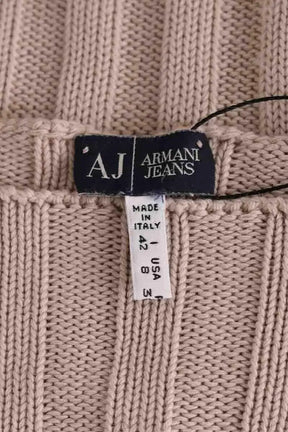 Pull Armani Jeans Beige en Laine