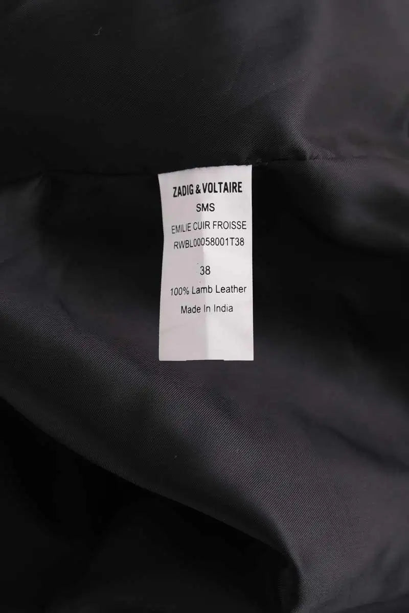 Gilet Zadig & Voltaire Noir en Cuir