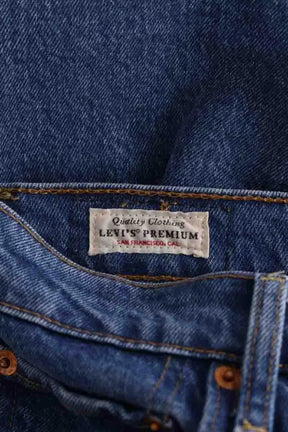 Jean droit Levi's Bleu en Coton