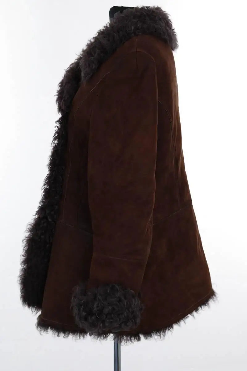Peau Lainée Kenzo Marron en Cuir