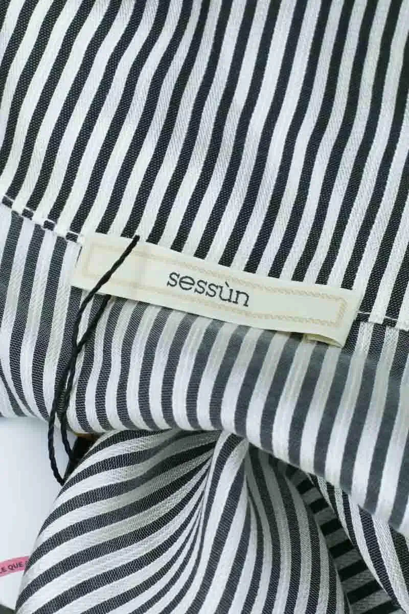 Robe Sessun Blanc en Coton