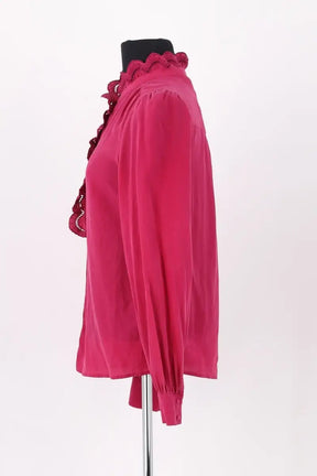 Chemise Sézane Rose en Soie