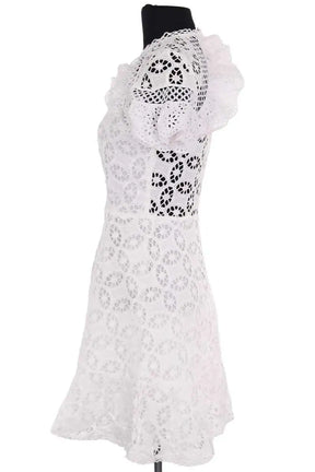 Robe Sandro Blanc en Coton