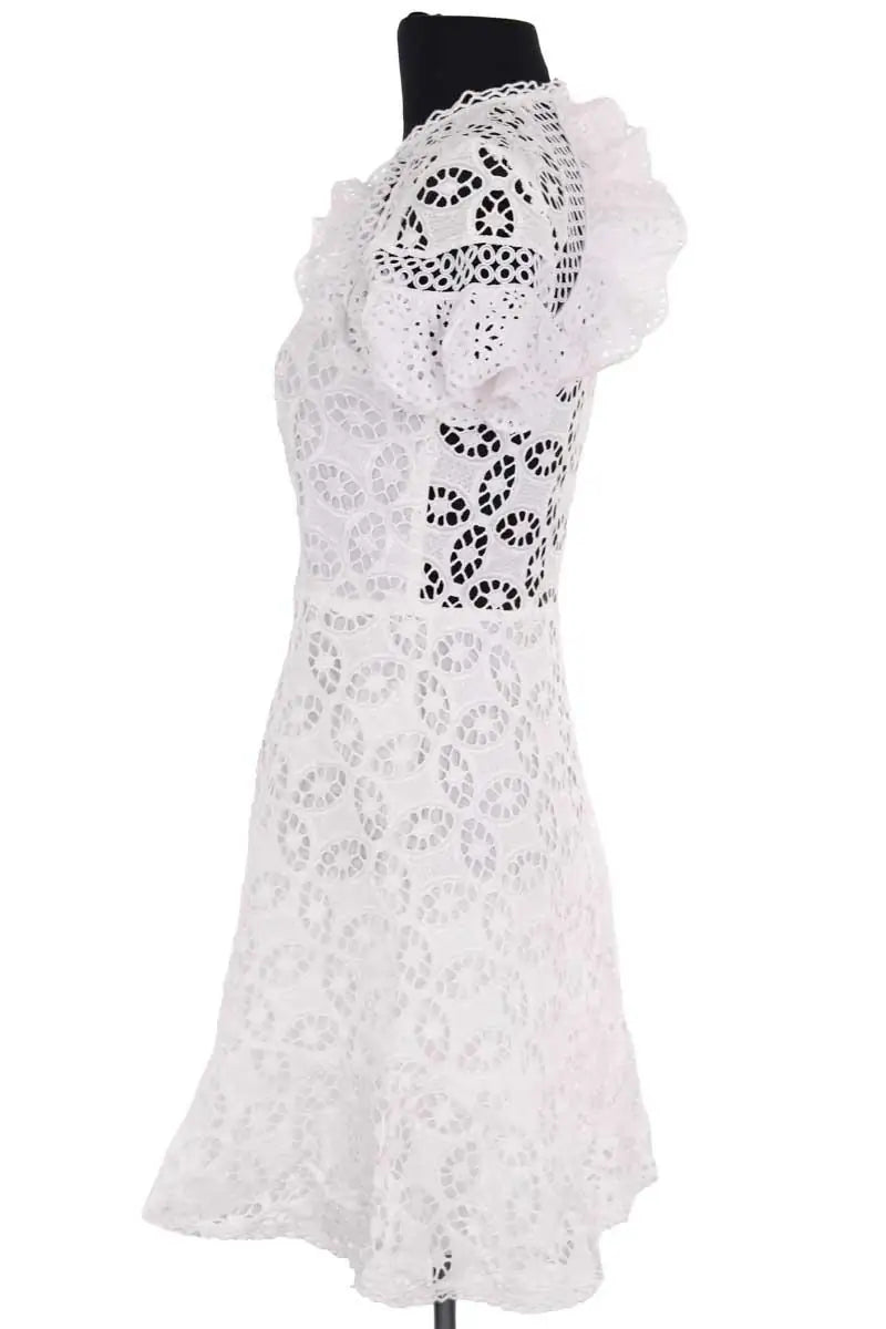 Robe Sandro Blanc en Coton