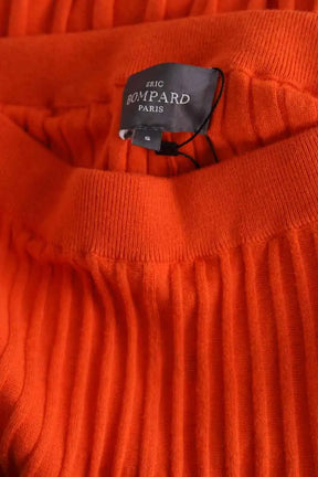 Jupe Eric Bompard Orange en Coton