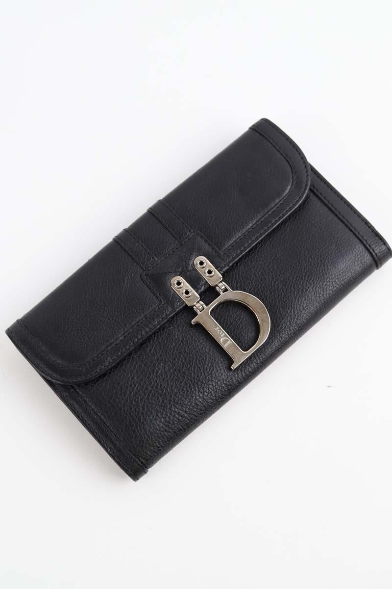 Portefeuille Dior  Noir