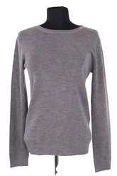 Pull Claudie Pierlot Gris en Laine, taille S - Seconde Main