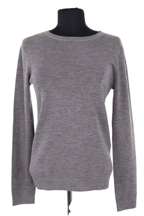 Pull Claudie Pierlot Gris en Laine, taille S - Seconde Main
