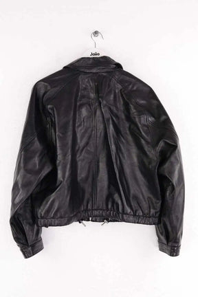 Blouson Sandro Noir en Cuir