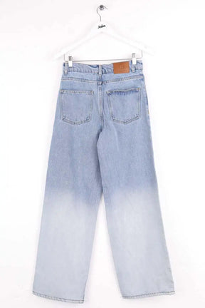Jean large Claudie Pierlot Bleu en Coton