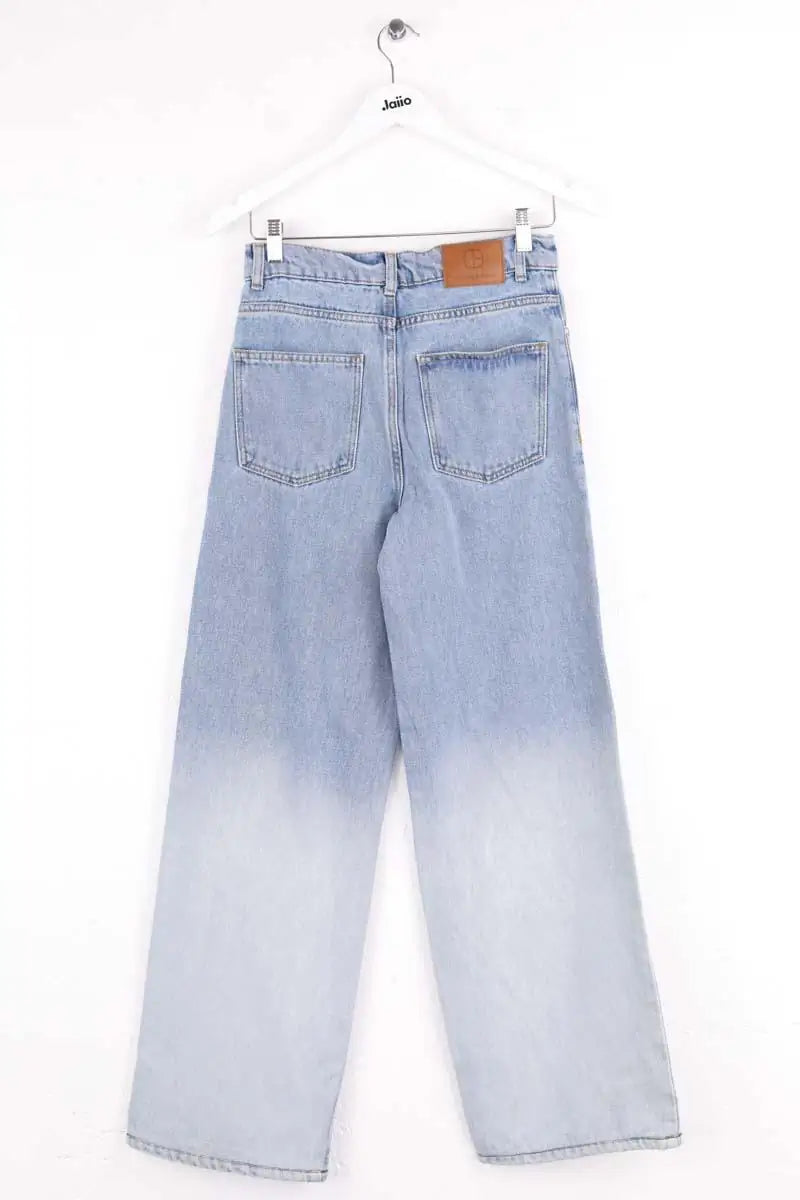 Jean large Claudie Pierlot Bleu en Coton