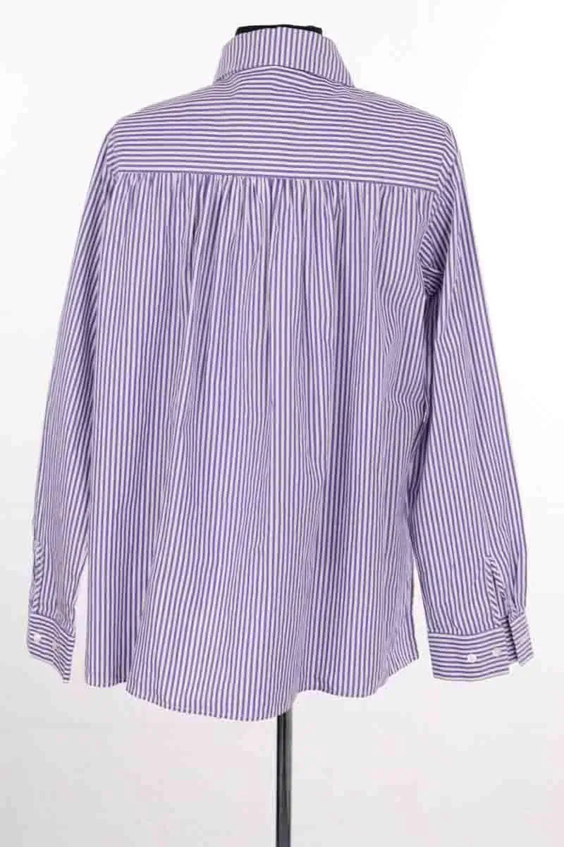 Chemise Balzac Violet en Coton