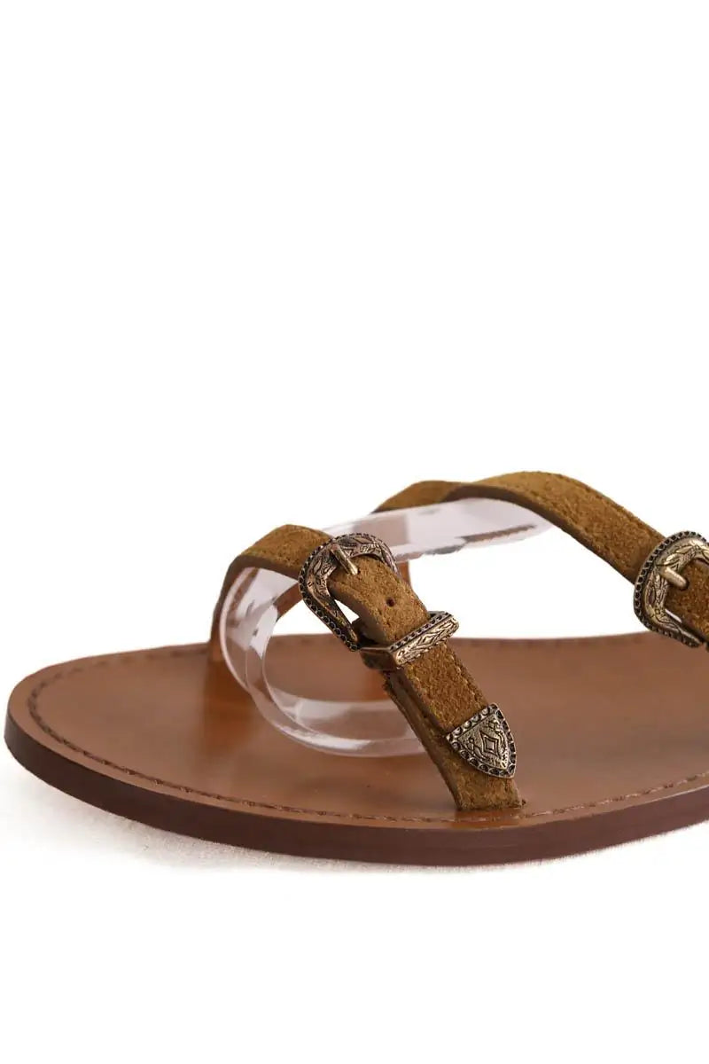 Espadrilles Sézane Marron en Cuir