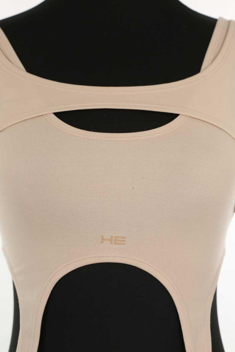 Tops sans manche Heliot Emil  Beige