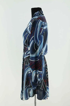 Robe Pinko Bleu en Viscose