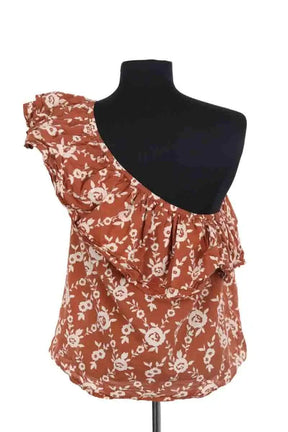 Top Petite Mendigote Marron en Coton