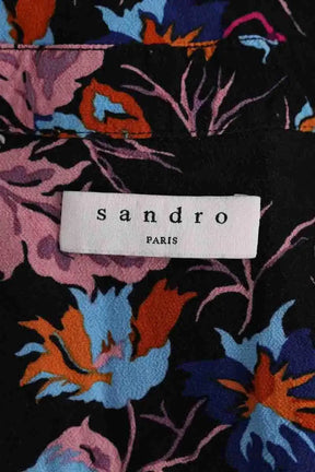 Combinaison Sandro Noir en Viscose