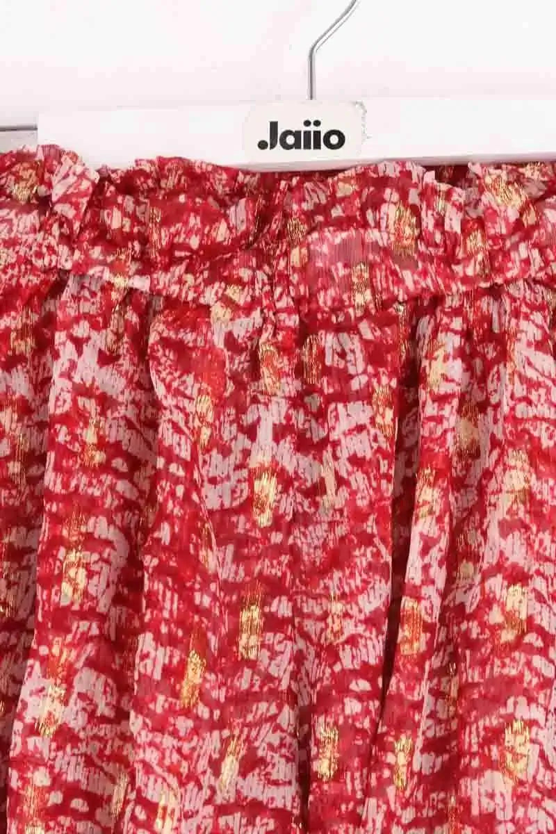 Mini jupe Isabel Marant Étoile Rouge en Soie