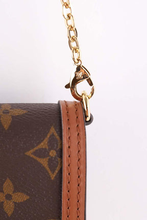 Bandoulière Louis Vuitton Dauphine Mini Marron