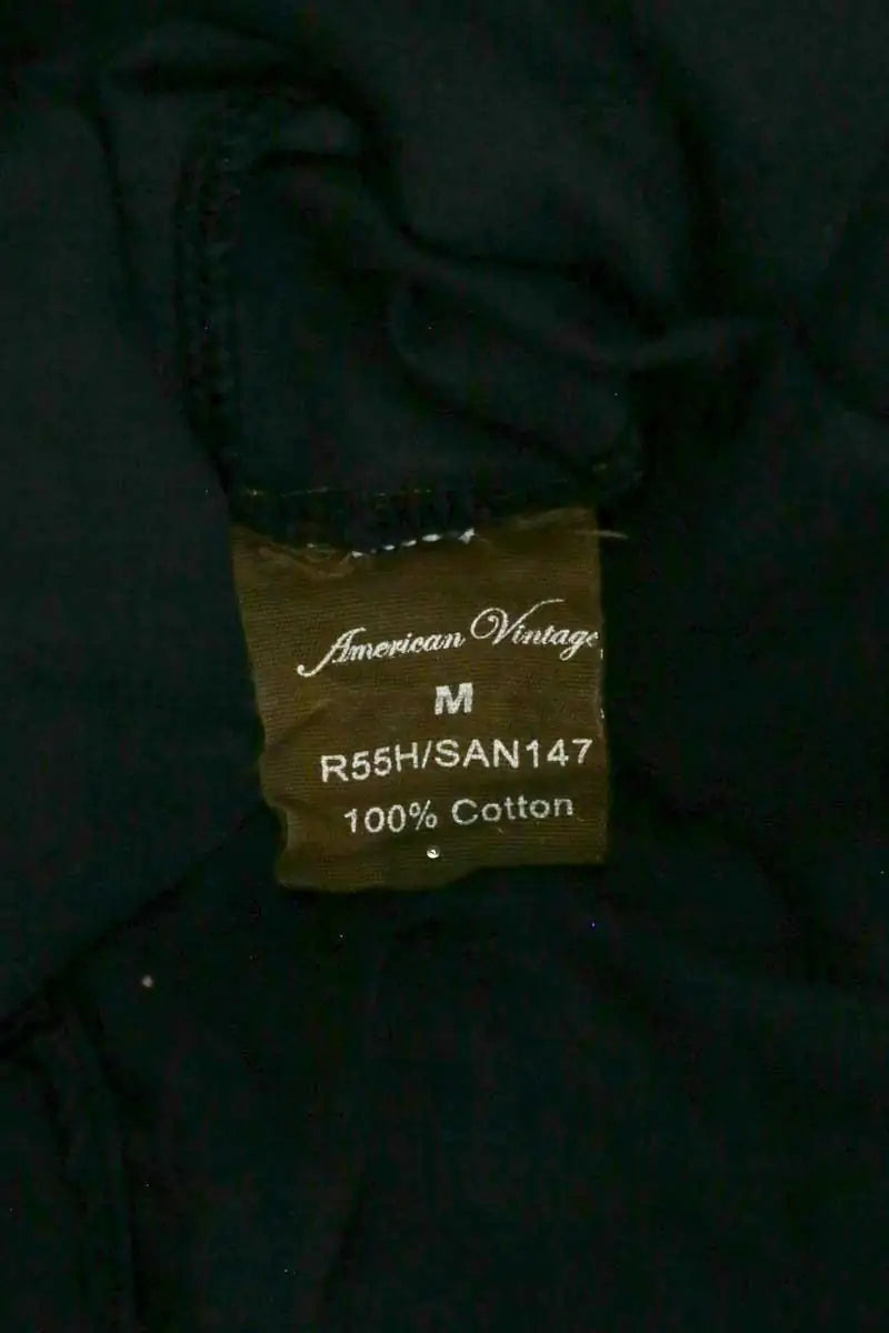 Blouse American Vintage Marine en Coton