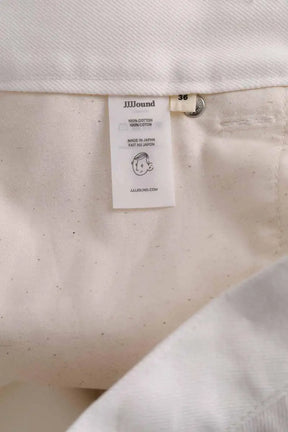 Jean droit JJJJound Blanc en Coton