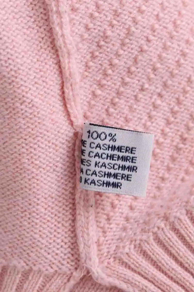 Pull Barrie Rose en Cachemire