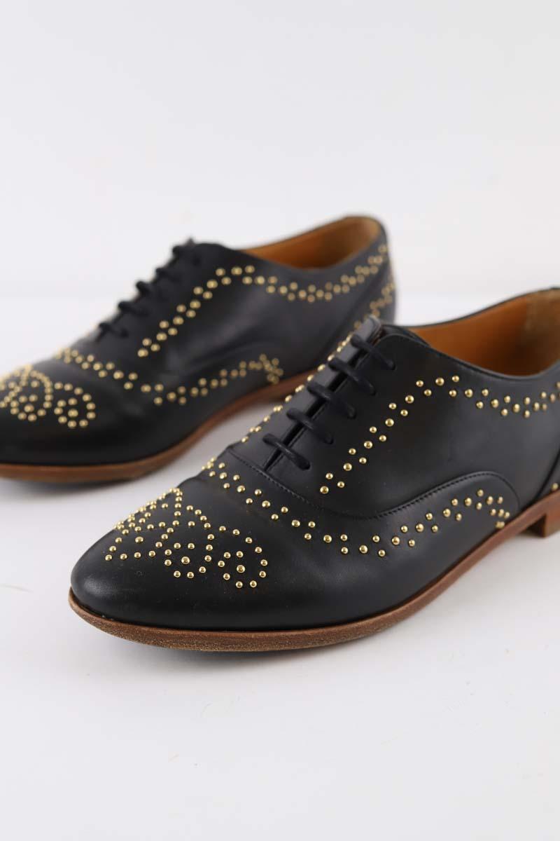 Chaussures à lacets Sézane  Noir